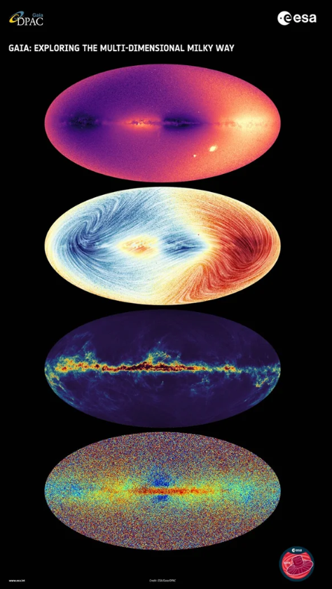 繁星密布 欧洲航天局发布迄今最详尽银河系星系图