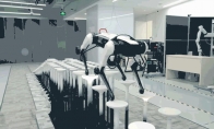 腾讯发布Max二代机器人：可翻跟头 快速踩梅花桩