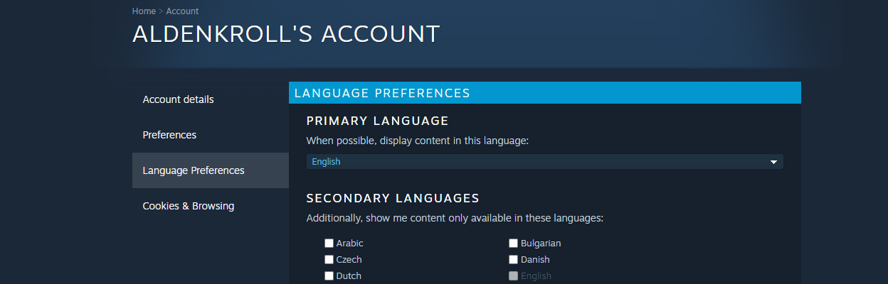 Steam更新：现可在超100种语言中寻找支持游戏