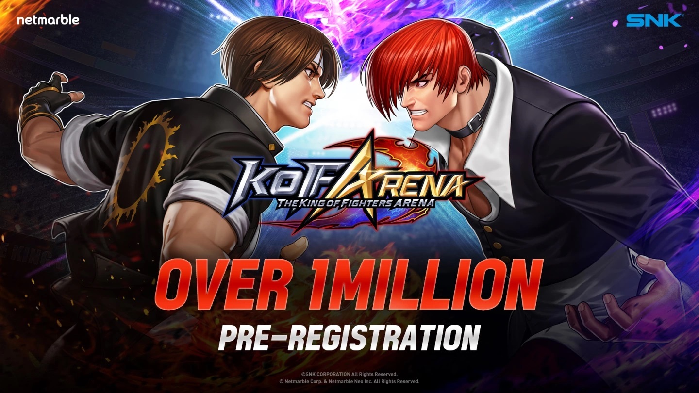《THE KING OF FIGHTERS ARENA》事前预约突破百万次！