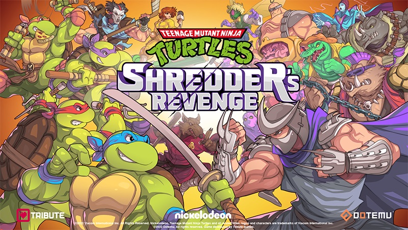 Tribute Games Inc宣布《忍者神龟:施莱德的复仇》更新：新增在线合作派对代码、难度显示等功能