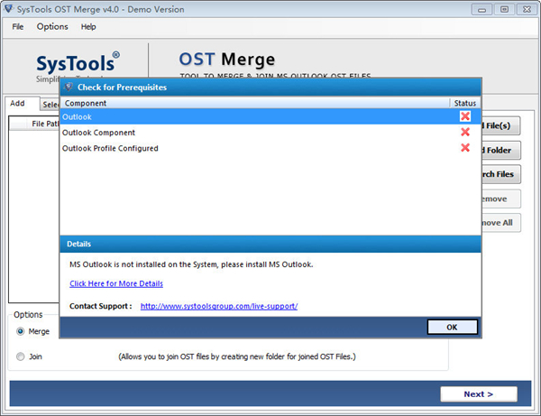 SysTools OST Merge3