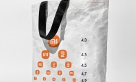 小米推出三款限量环保袋，印有新Logo制作的视力表
