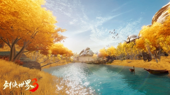 《剑侠世界3》至美江湖风景大盘点，欣赏四季美景