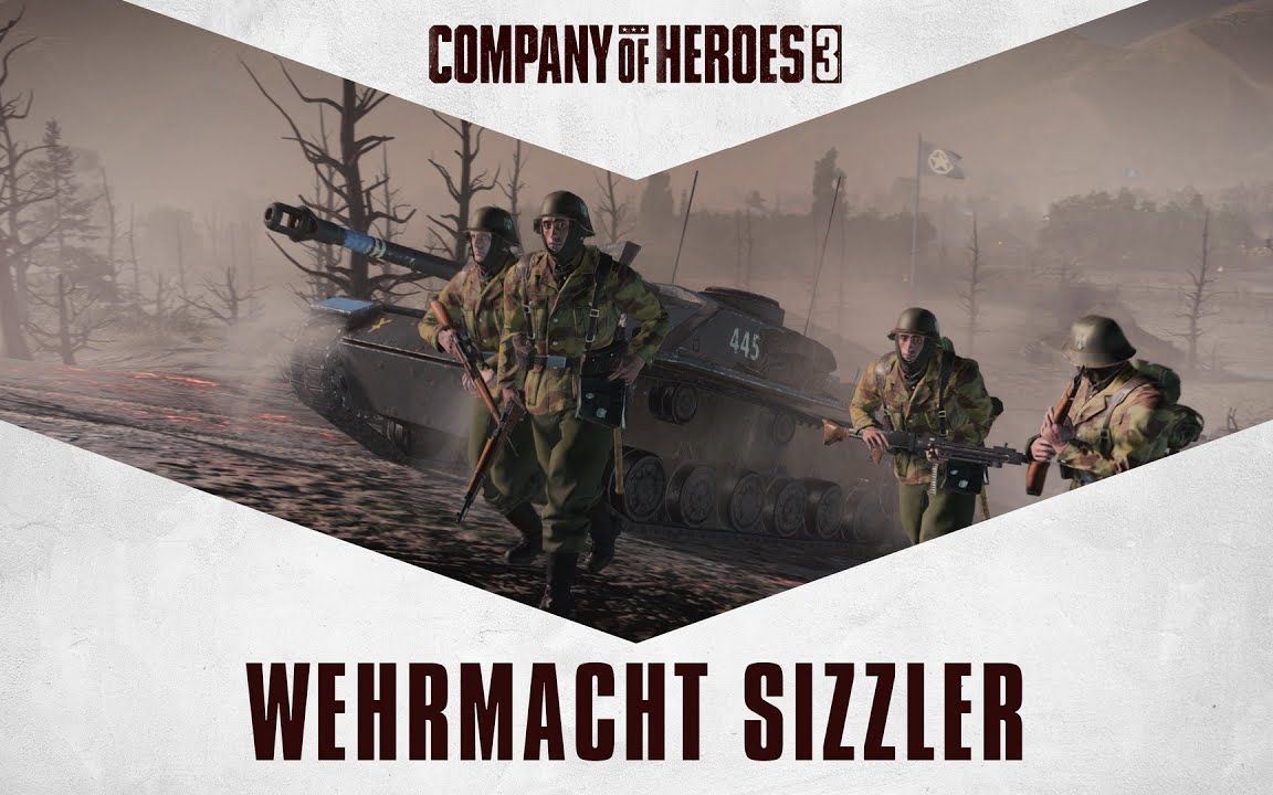《英雄连3》德国国防军宣传，开发商直播计划在下周进行 预告片