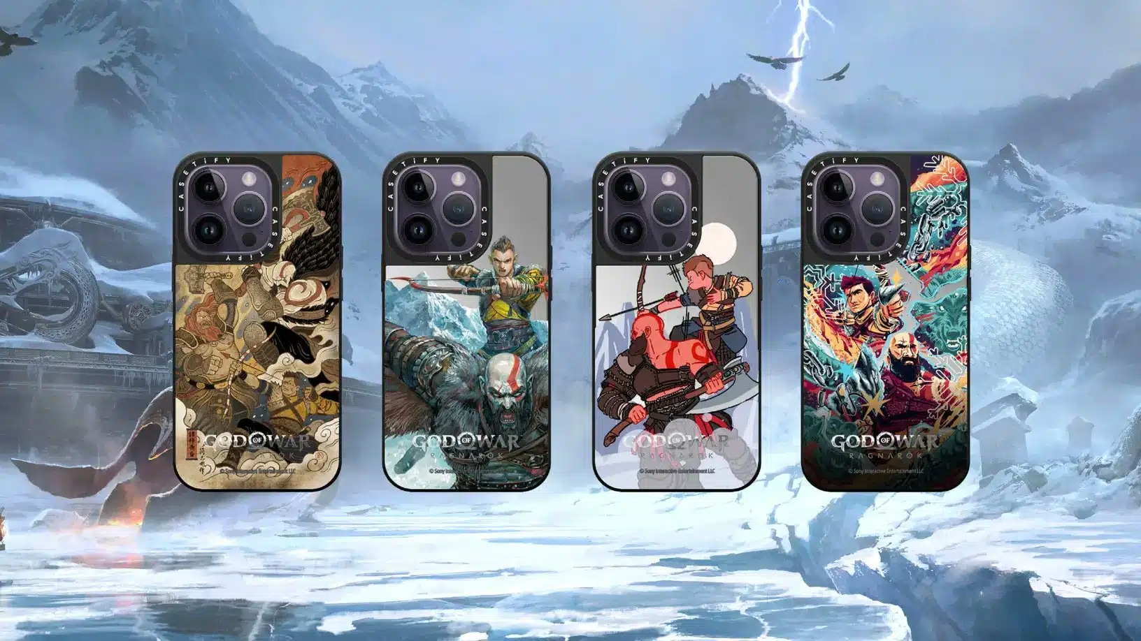 《战神：诸神黄昏》联名手机壳公布 与游戏同步上市