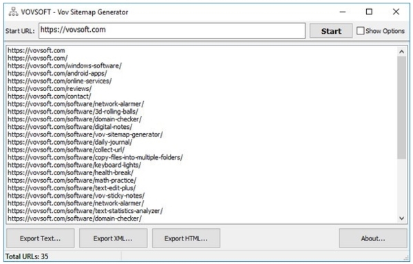 Vov Sitemap Generator图片