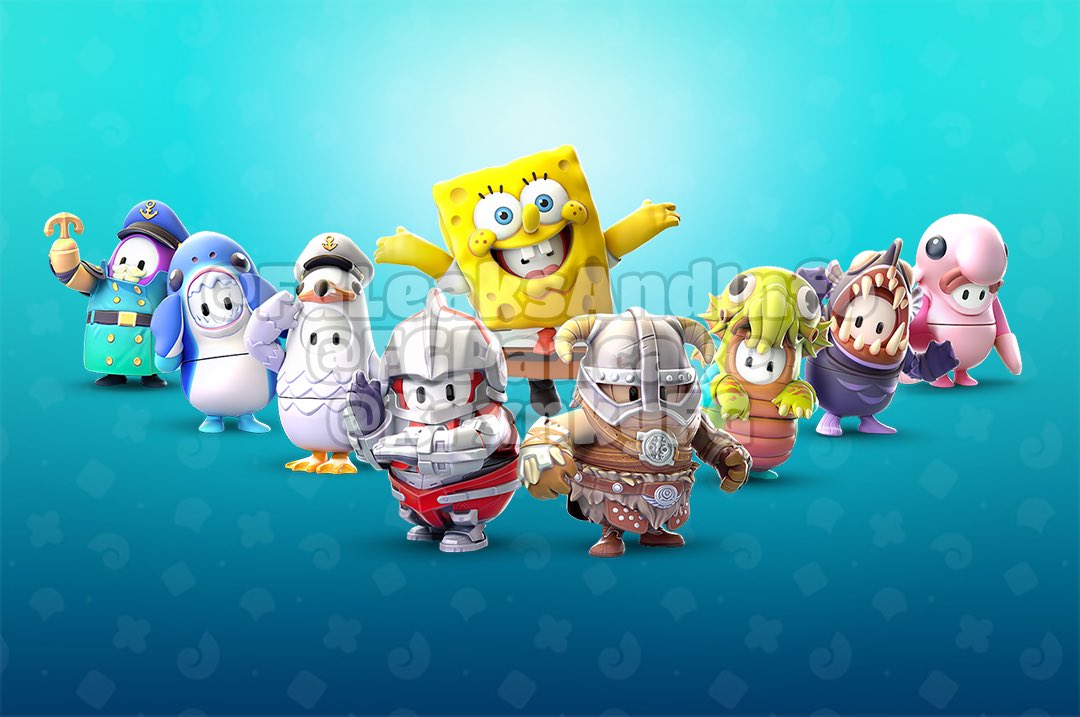 《糖豆人》第三赛季泄露，海绵宝宝、激动奥特曼、龙裔等知名动漫/游戏角色将加入游戏